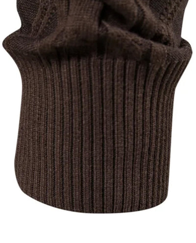 Ashford | Geometric Jacquard Shawl Collar Cardigan Sweater