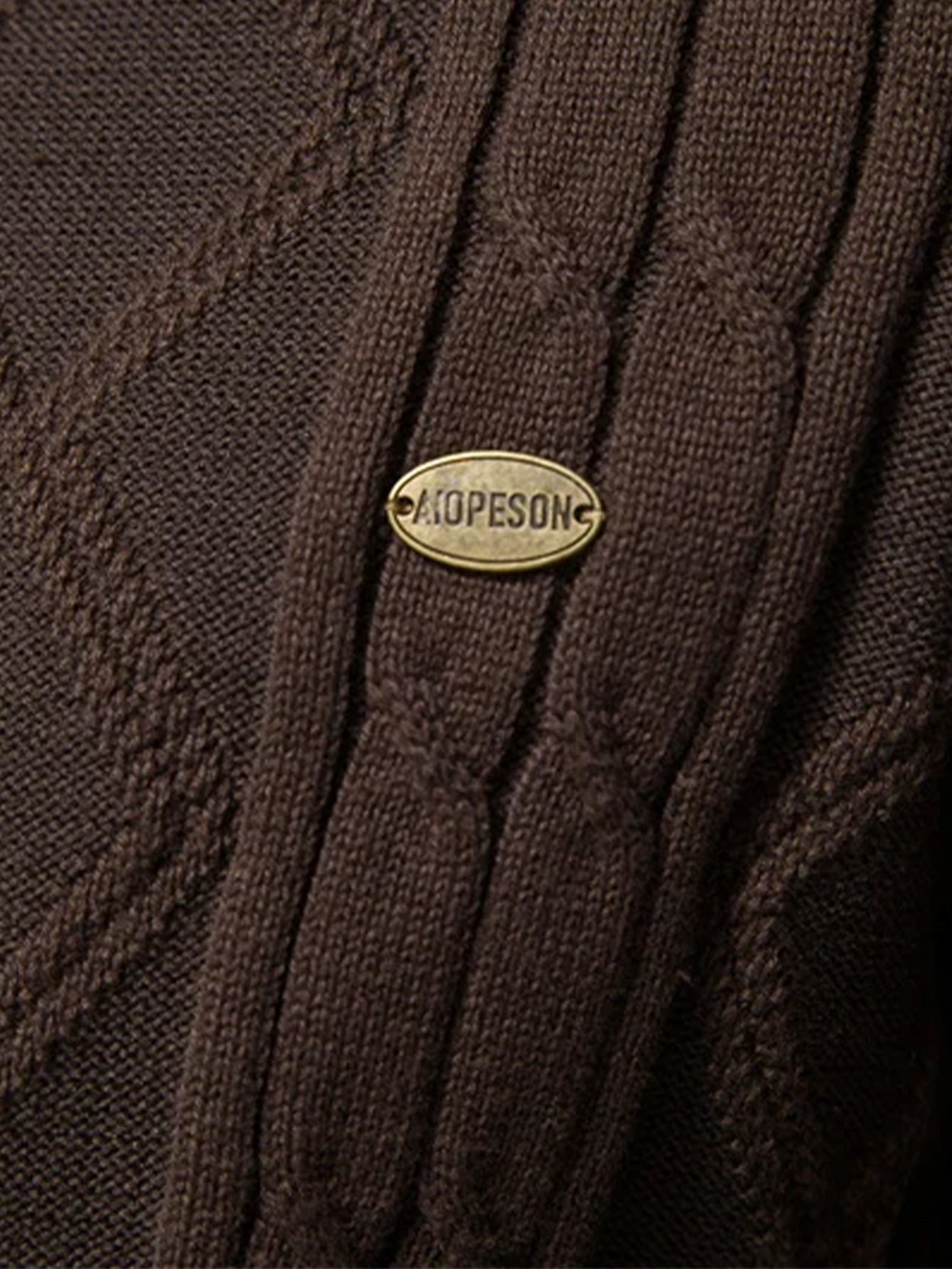 Ashford | Geometric Jacquard Shawl Collar Cardigan Sweater