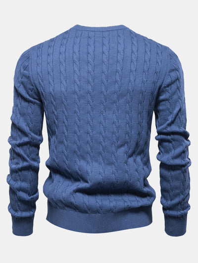 Ashford | Giraffe Embroidery Twist Jacquard Sweater