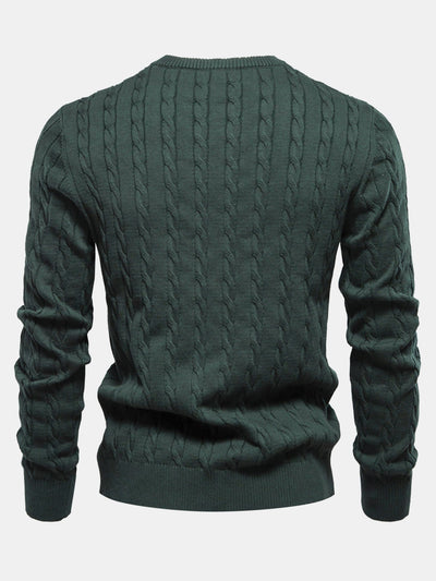 Ashford | Giraffe Embroidery Twist Jacquard Sweater