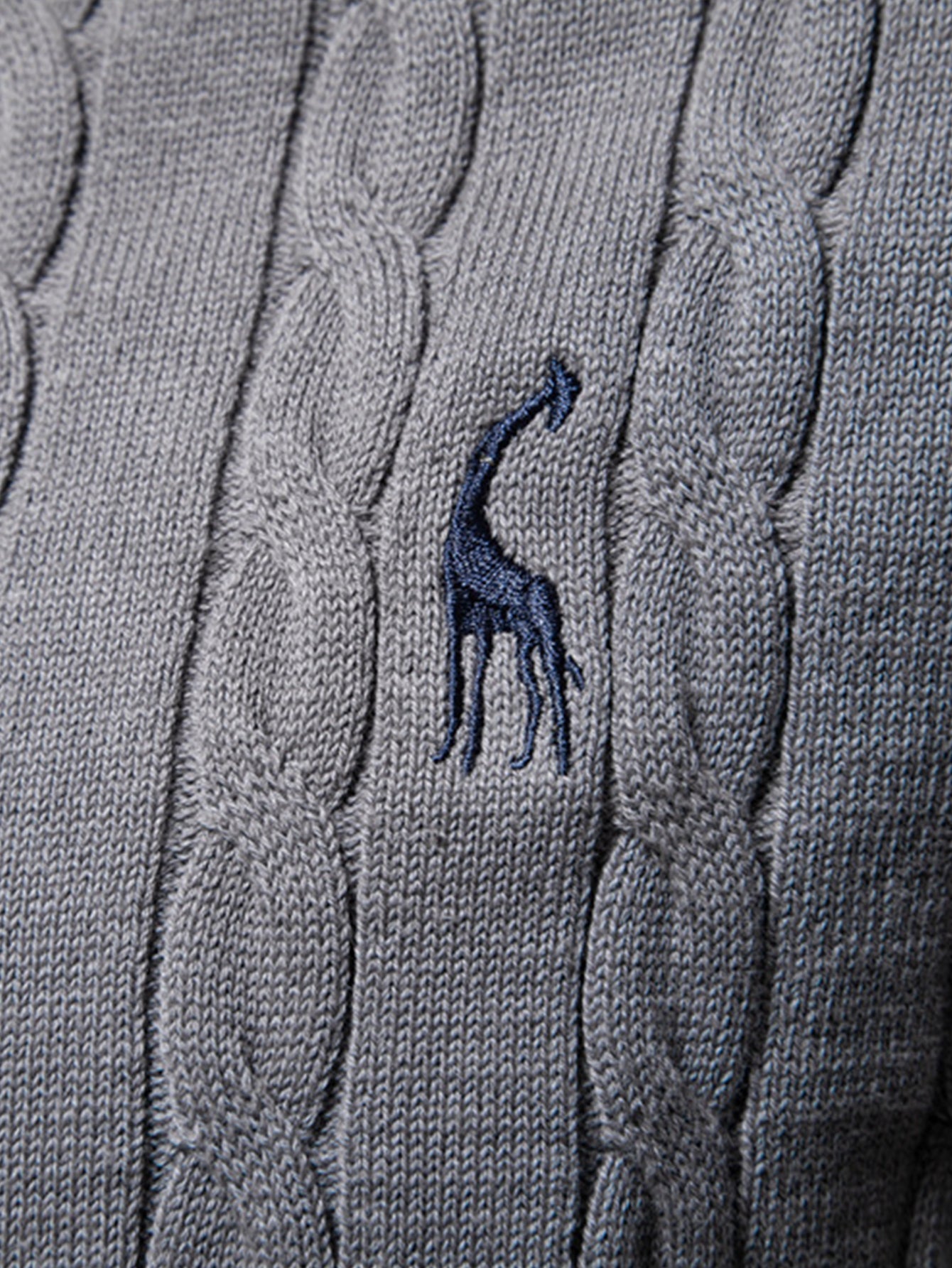 Ashford | Giraffe Embroidery Twist Jacquard Sweater