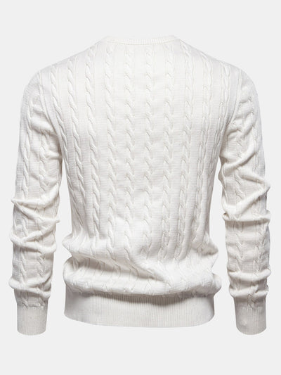 Ashford | Giraffe Embroidery Twist Jacquard Sweater