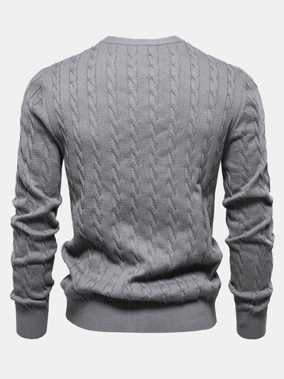 Ashford | Giraffe Embroidery Twist Jacquard Sweater