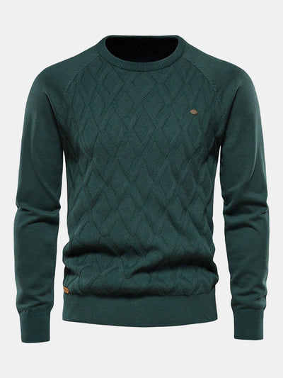 Ashford | Geometry Jacquard Crewneck Sweater