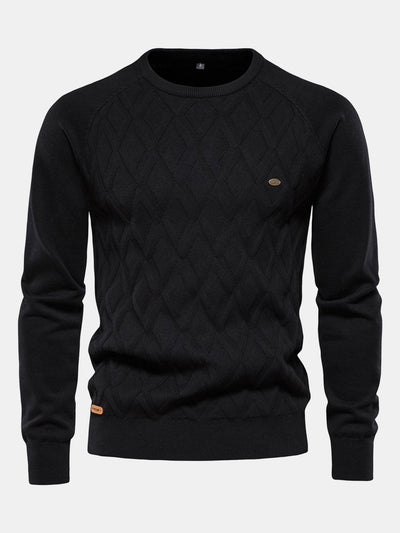 Ashford | Geometry Jacquard Crewneck Sweater