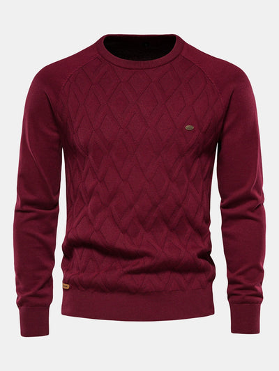 Ashford | Geometry Jacquard Crewneck Sweater