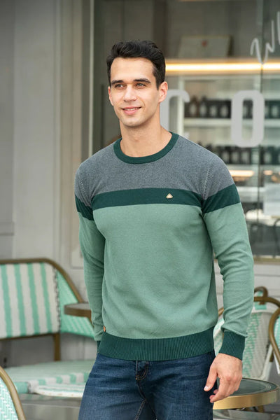 Ashford | Men's cardigan with round neckline