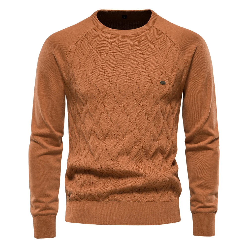Ashford | Men's jumper with checked pattern