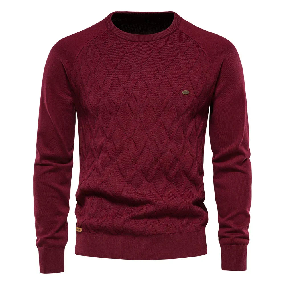 Ashford | Men's jumper with checked pattern