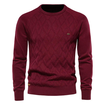 Ashford | Men's jumper with checked pattern