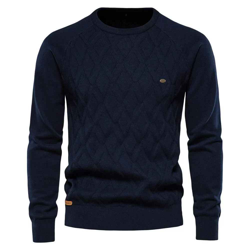 Ashford | Men's jumper with checked pattern