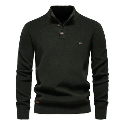 Ashford | Men's jumper with button placket