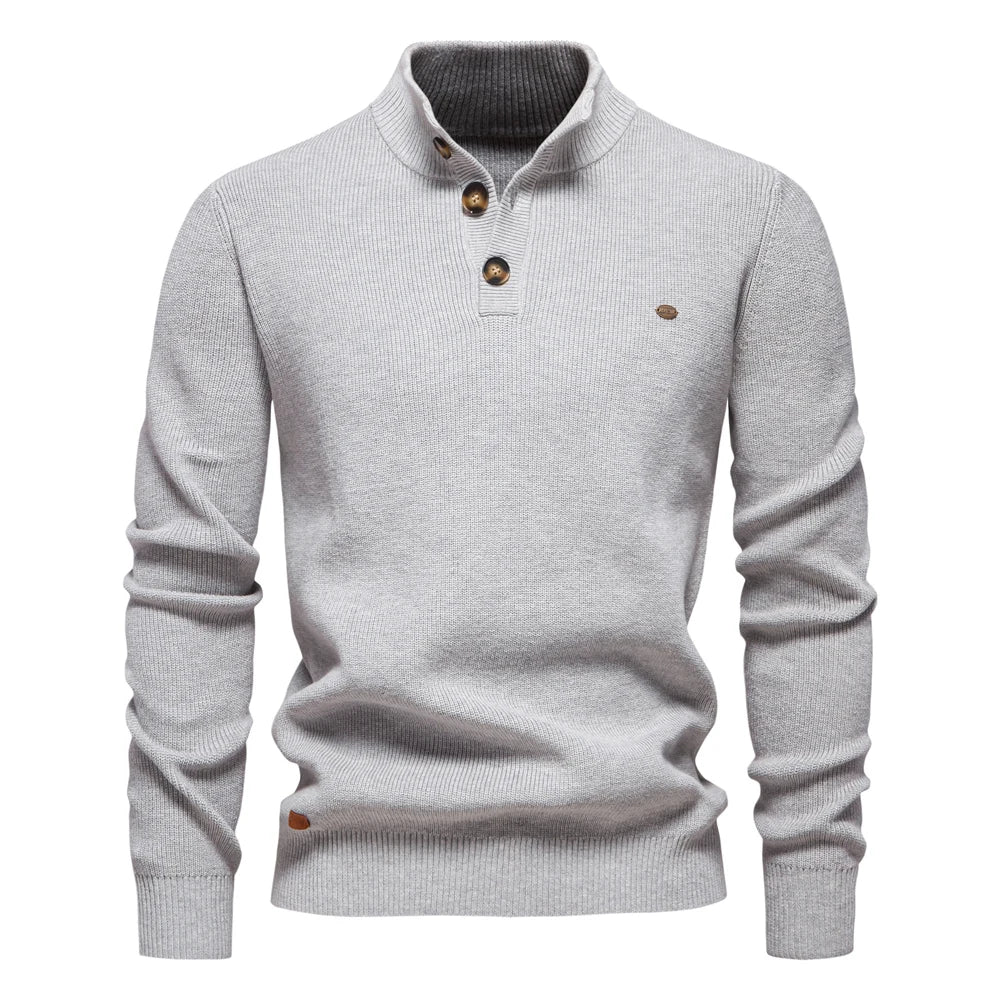 Ashford | Men's jumper with button placket