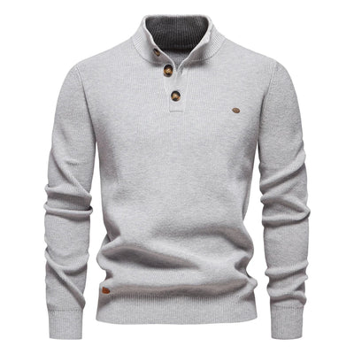 Ashford | Men's jumper with button placket