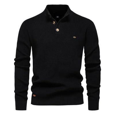 Ashford | Men's jumper with button placket
