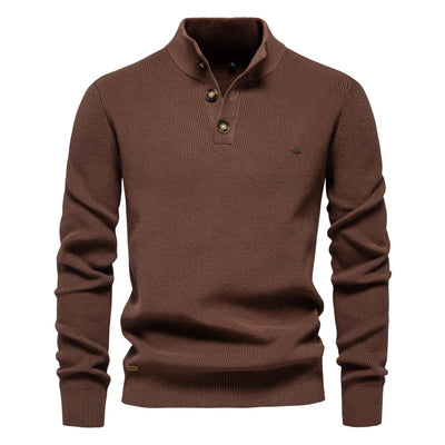 Ashford | Men's jumper with button placket