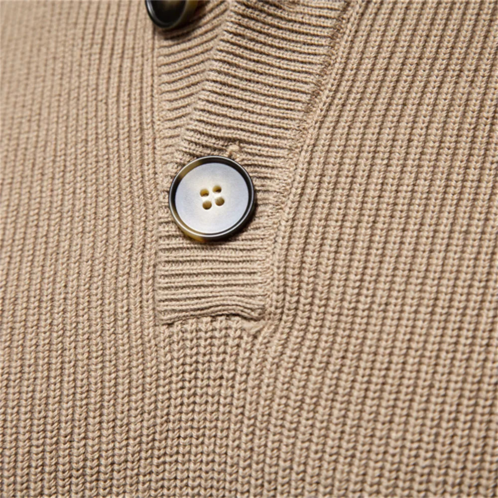 Ashford | Men's jumper with button placket
