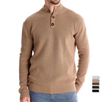 Ashford | Men's jumper with button placket