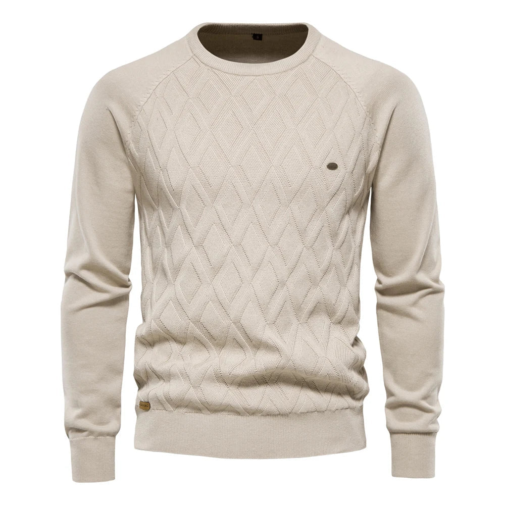 Ashford | Men's jumper with checked pattern