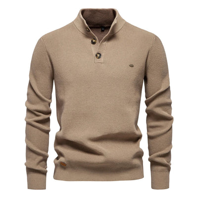 Ashford | Men's jumper with button placket