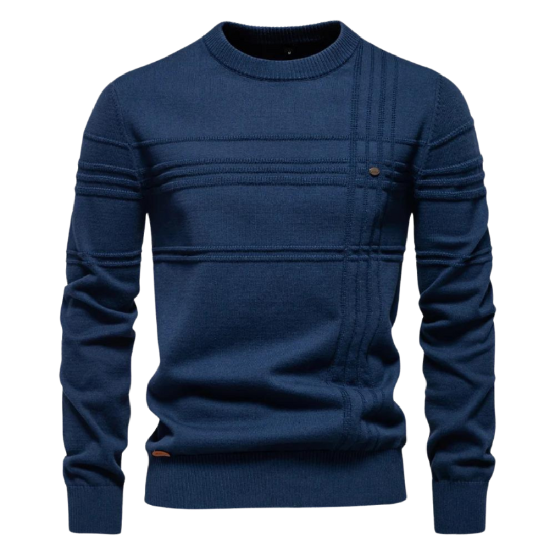 Ashford | Stylish men's jumper with checked pattern