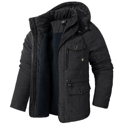 Edward - Fleece-Lined Hooded Jacket